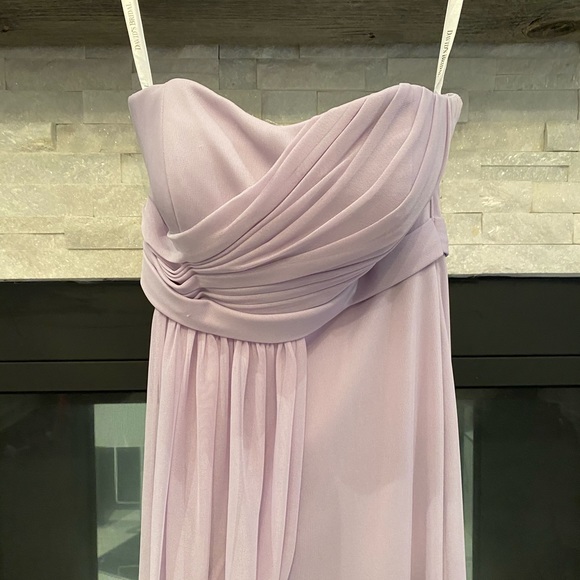 David’s Bridal lavender IRIS bridesmaid dress - Picture 7 of 8